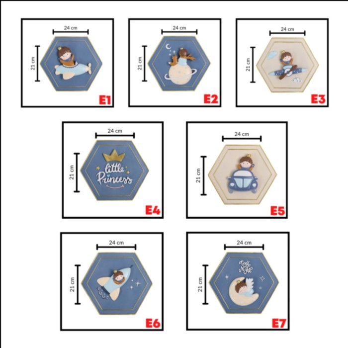 TRIPLE W PAJANGAN HIASAN KAMAR ANAK WALL DECORATION HANGING KIDS BOY