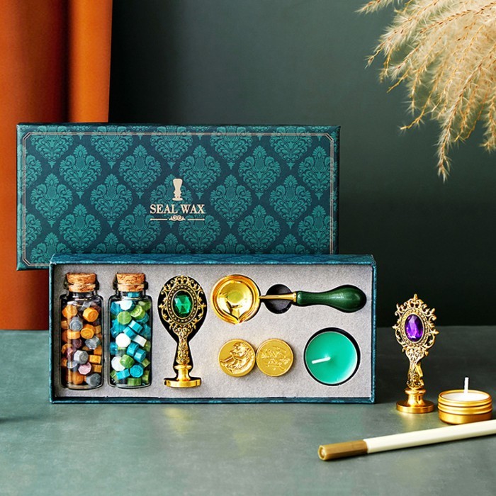 

Ravnick Letter Wax Seal Set Aesthetic Calligraphy 9 In 1 Stempel Segel Lilin