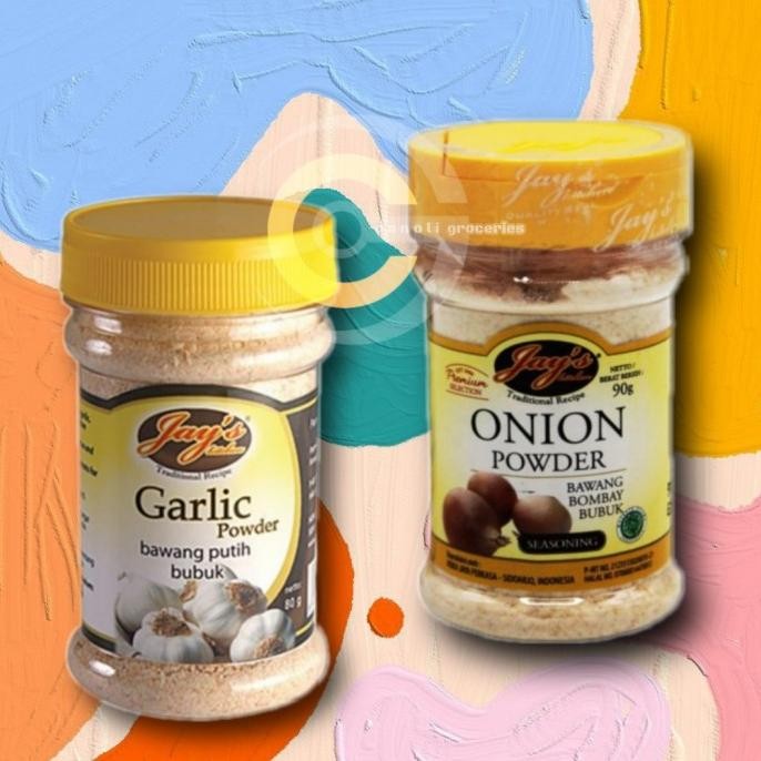 

BARU JAYS KITCHEN GARLIC POWDER / ONION / BAWANG PUTIH / BOMBAY / SEASONING