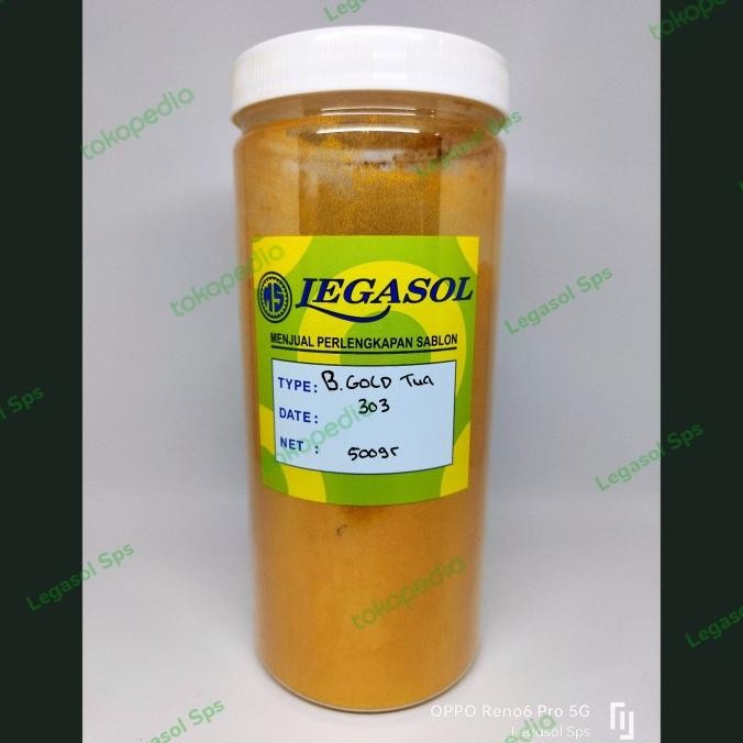 

BARU BUBUK EMAS / POWDER GOLD TUA 303 & MUDA 300 @500G (U/CAT & SLIME)