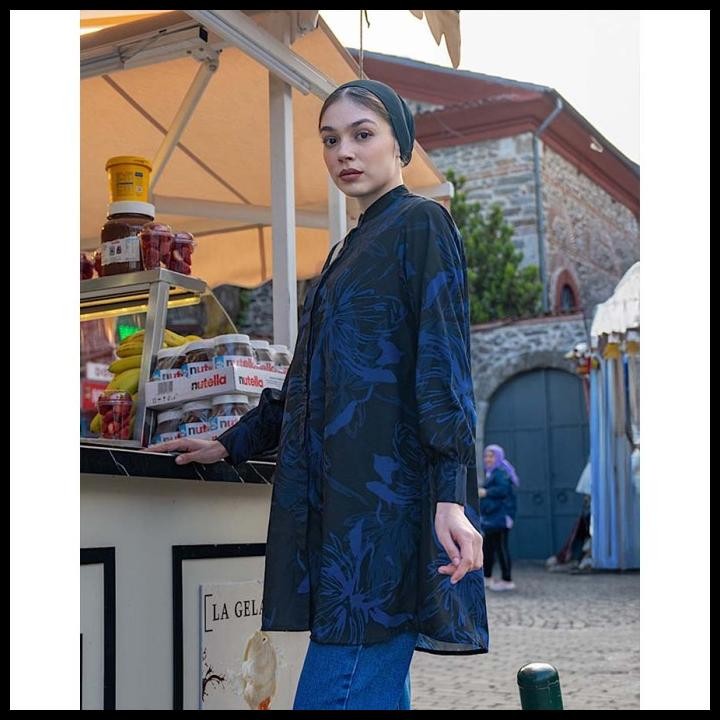 Heaven Lights - Savannah Long Shirt - Tunik Motif Wanita - Tunik Kekinia Best Seller