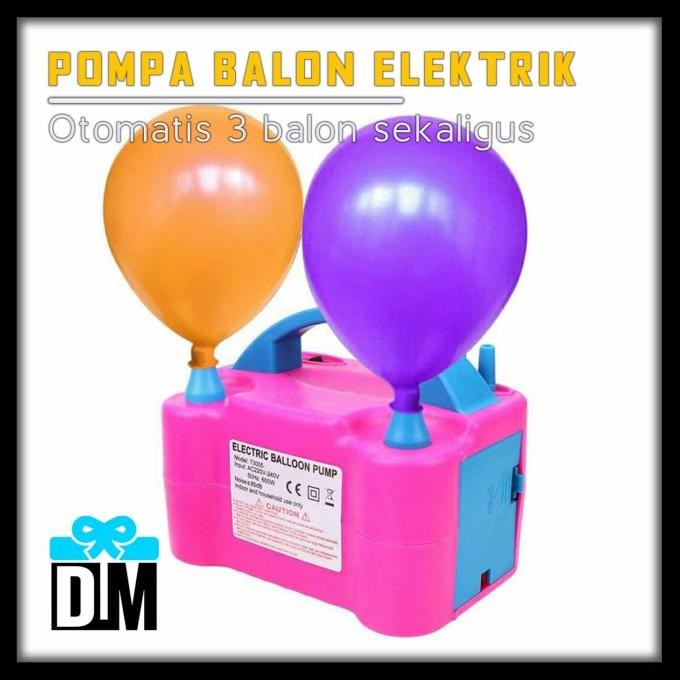 Mesin Pompa Tiup Balon Udara Elektrik Super Cepat Peniup Balon Blower