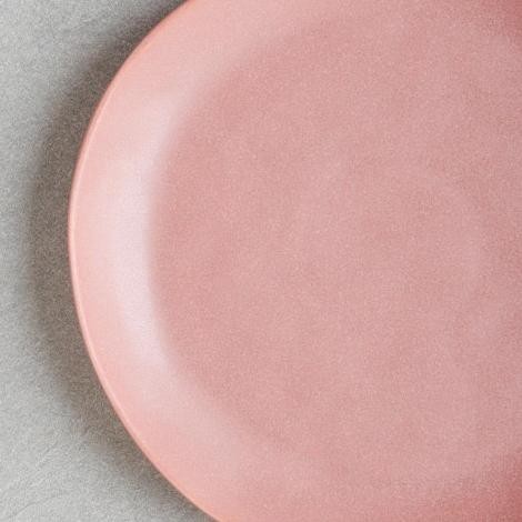 

BARU ALTERED SALAD PLATE 8" - POWDER PINK / PIRING MAKAN / CAFE /RESTAURANT