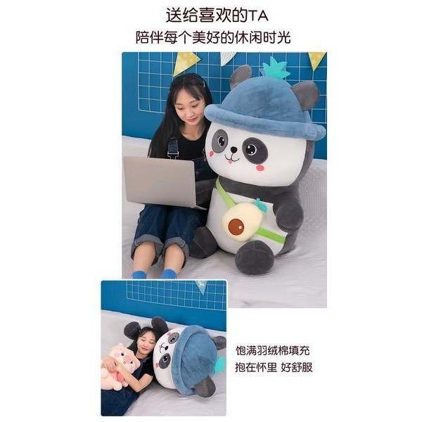 New 100% Originalll Boneka Panda 35Cm 50Cm 65Cm Viral Boneka Huggy Wuggy Lankybox Oce Termurah Best 