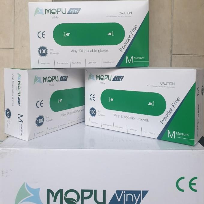 

BARU SARUNG TANGAN VINYL MOPU ( GLOVE VINYL ) POWDER FREE