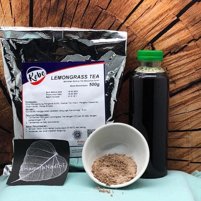 

BARU LEMONGRASS TEA KOBE 500 GR/BUBUK TEH SEREH 1/2KG/POWDER/SERBUK