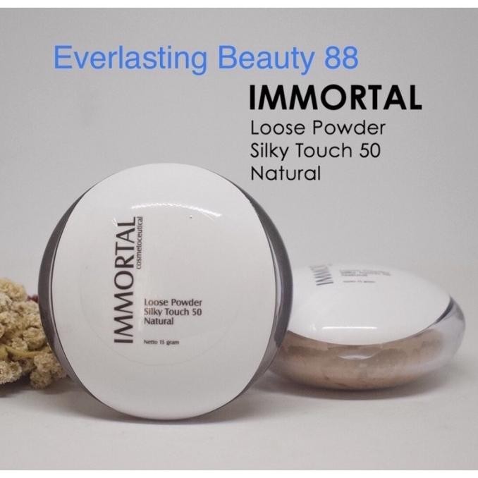 

BARU IMMORTAL LOOSE POWDER SILKY TOUCH SPF 50 - BEDAK TABUR LEMBUT / SUTERA