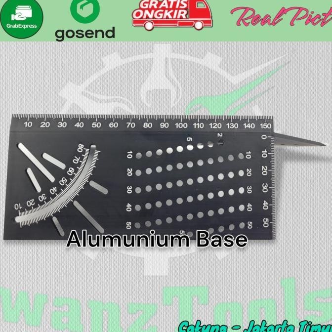 

Promo Marking 3D Alumunium / Penggaris Siku Mitre 3D / Marking Miter Gauge COD