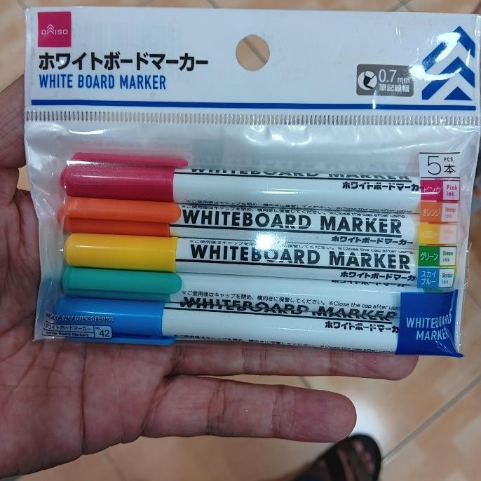 

Whiteboard marker japan spidol papan tulis isi 5 pcs non permanent Termurah