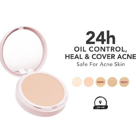 

BARU SEA MAKEUP ACNE COVER & SMOOTH TWO WAY CAKE PRESSED POWDER AND MATTE