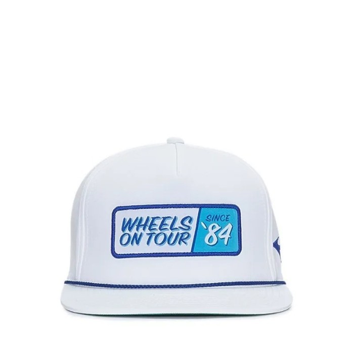 Topi golf Man Mizuno Wheels on tour Rope White