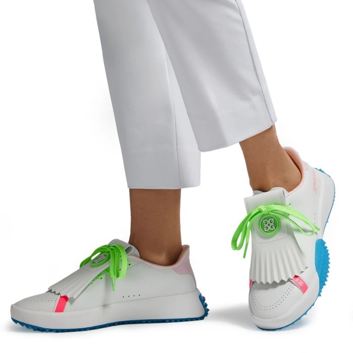Sepatu golf Ladies GFore G.112 Spikeless Shoes Snow Multi