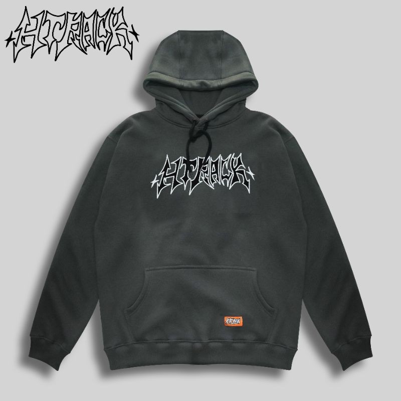 HOODIE GRAFITI BLACK WHITE HTRACK