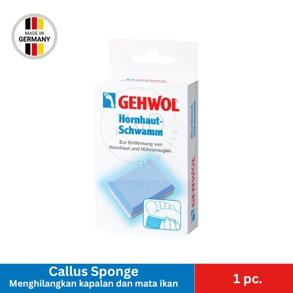 TERUJI Gehwol callus sponge pedicure - penghalus telapak kaki kapalan