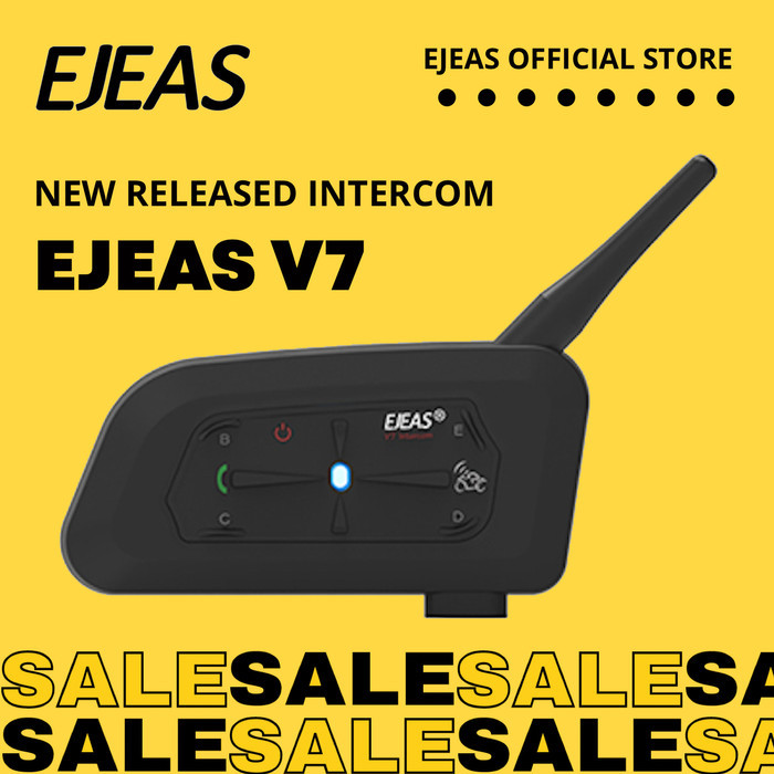 EJEAS V7 BLUETOOTH INTERCOM HELM 7 RIDER HEADSET ALT V6 PRO Q7 Q2