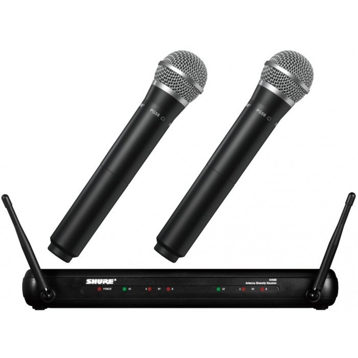 mic wireless SHURE SVX 288 PG 28 SVX288/PG28 SVX288 PG28 ORIGINAL