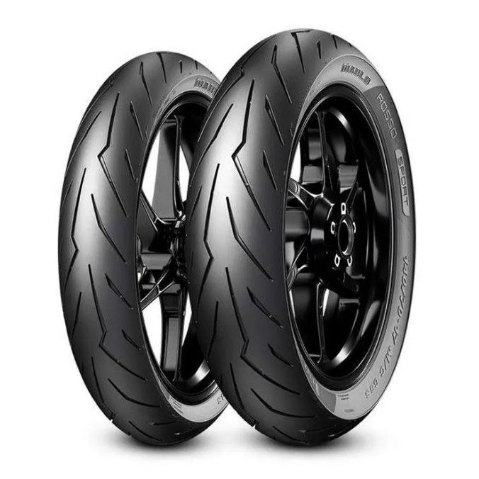 Paket ban Pirelli 90 80 - 17 dan 100 80 - 17 Diablo Rosso Sport