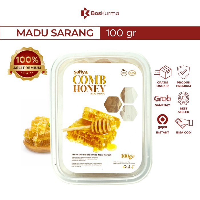 

100 Gram Madu Sarang/Madu Asli Original Premium