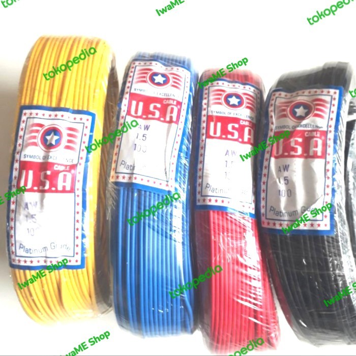 KABEL NYAF 1X0.75MM KABEL SERABUT TUNGGAL 1X0.75 PER ROL