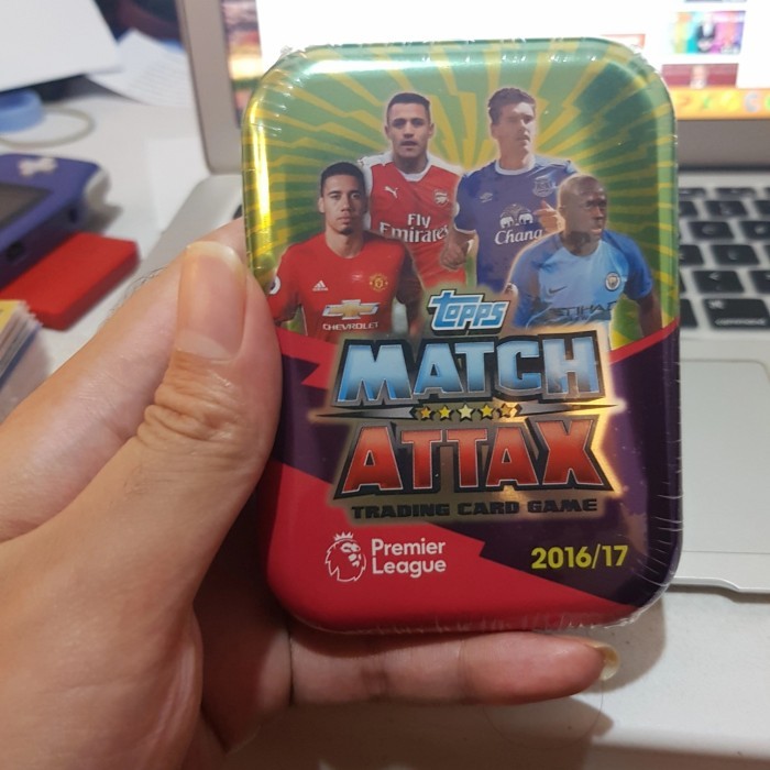 match attax kaleng segel