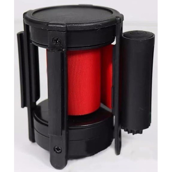 

TERBARU tape Head belt Qline.Kepala Tiang Antrian pita tarik pembatas merah HOT SALE!