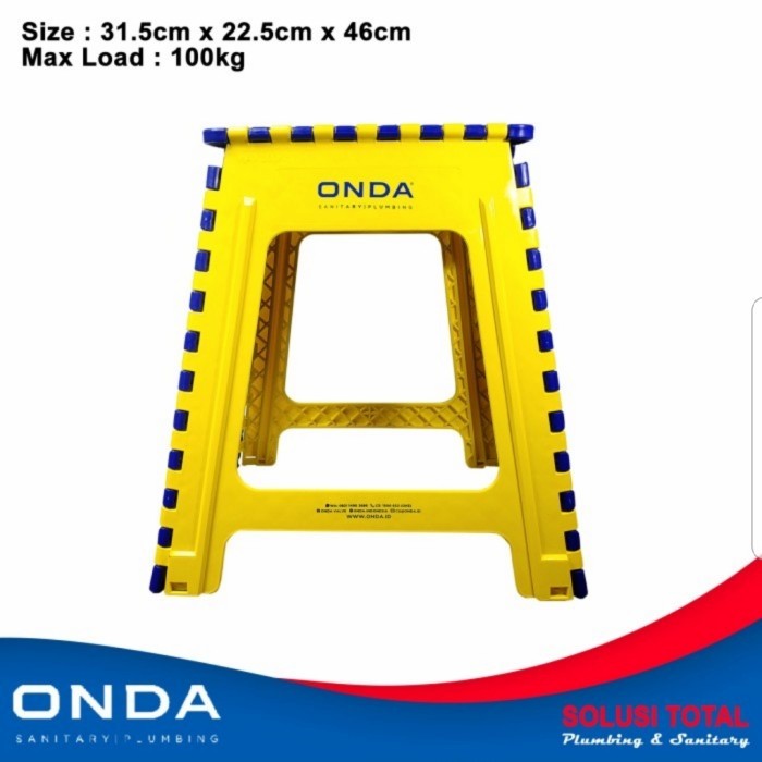 Kursi Lipat Onda // Portable // Praktis // Plastik // Bangku Bakso