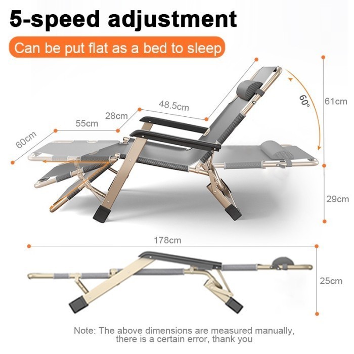 Kursi Malas Kursi Santai Ranjang Kursi Tidur Tempat Tidur Lipat Kursi