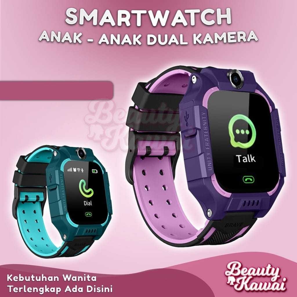 Smartwatch Anak Dual Kamera Jam Digital Pintar Murah Cewek Cowok