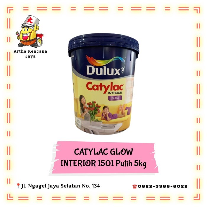 Dulux Catylac Interior Glow Putih 1501 5Kg