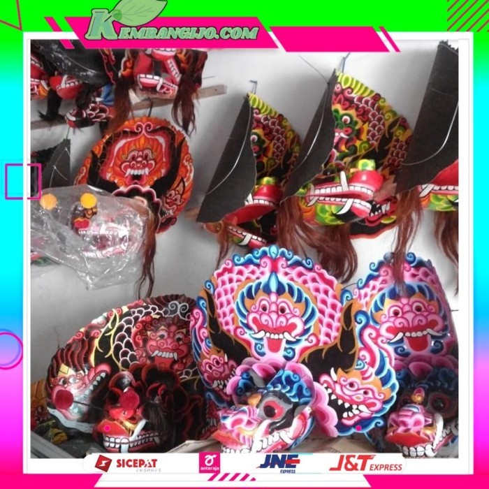 HOT SALE Barongan Devil Yang Murah Jumantoro Caplokan Kayu Anak Kecil Sd Topeng