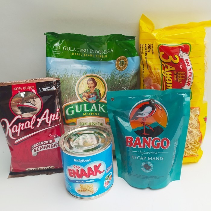 

terbaru NEW Readyy Paket Murah 5 ( Gula, Susu, Mie, Kecap, Kopi)