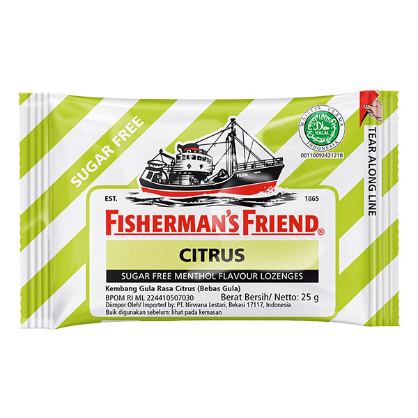 

FISHERMAN'S FRIEND SUGAR FREE CITRUS 25 GR