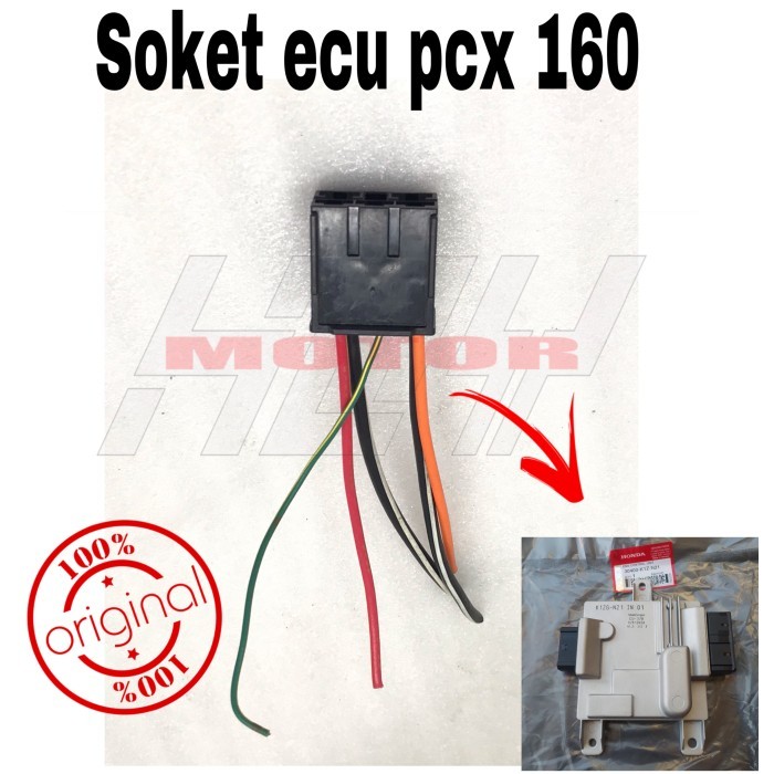 Kabel Socket Soket Ecu Ecm Cdi Honda Pcx 160 Pcx160 Original Asli Barang Langka
