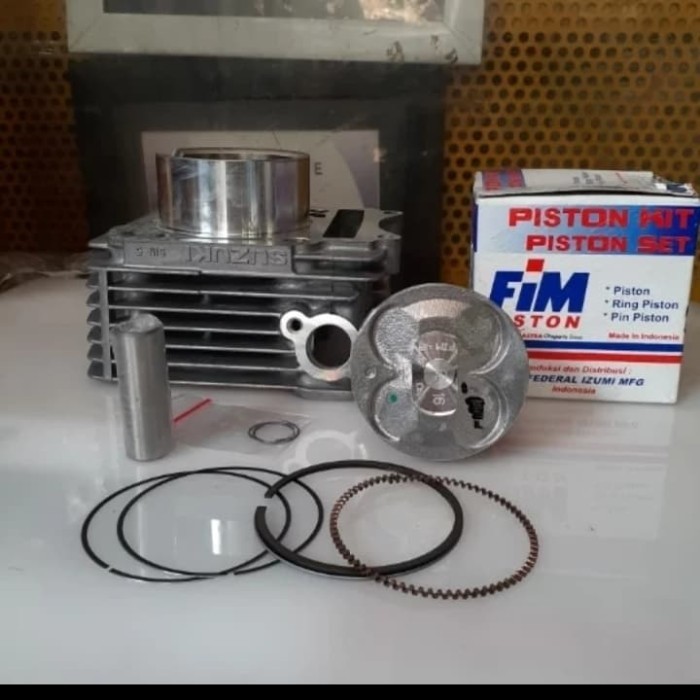 Blok Satria Fu Orisinil Paket Piston Kit Fim Barang Langka