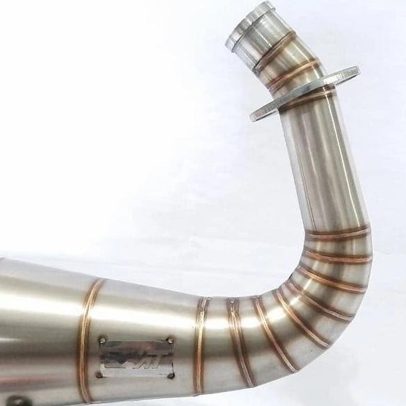 KNALPOT X2 LEHER L NON COBRA NINJA R SS RR NEW OLD AITECH STAINLIS ORI