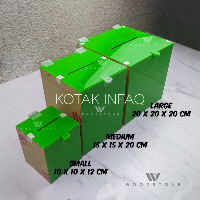 JUAL RUGI Kotak Amal Masjid - Kotak Dana Donasi Tip Saran - Kotak Amplop Nikahan