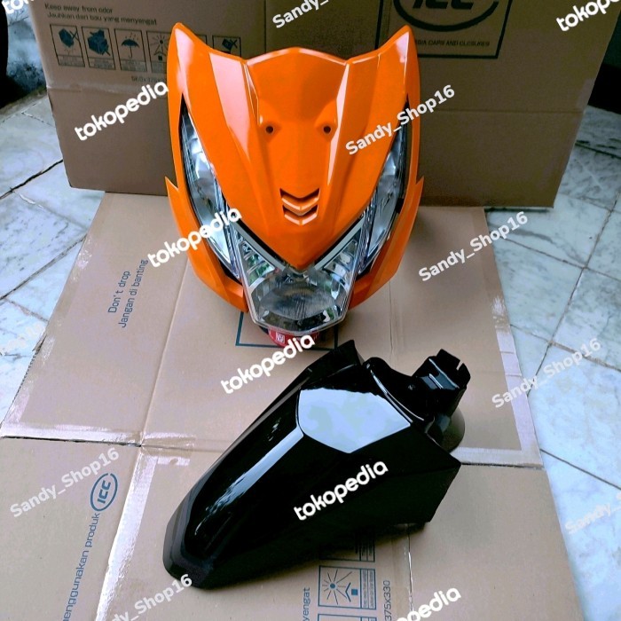 BEST TAMENG DEPAN SET REFLEKTOR LAMPU + SPAKBOR DEPAN BEAT FI 2013