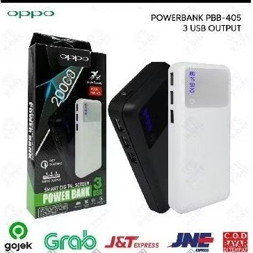 PB POWERBANK POWER BANK Oppo MURAH KAPASITAS 20000 MAH PBB 404