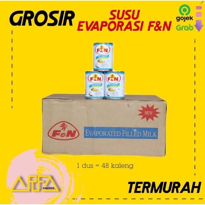 

TERLARIS TERLARIS TERLARIS SUSU EVAPORASI F&N (1 DUS) MURAH!!! MURAH MURAH MURAH