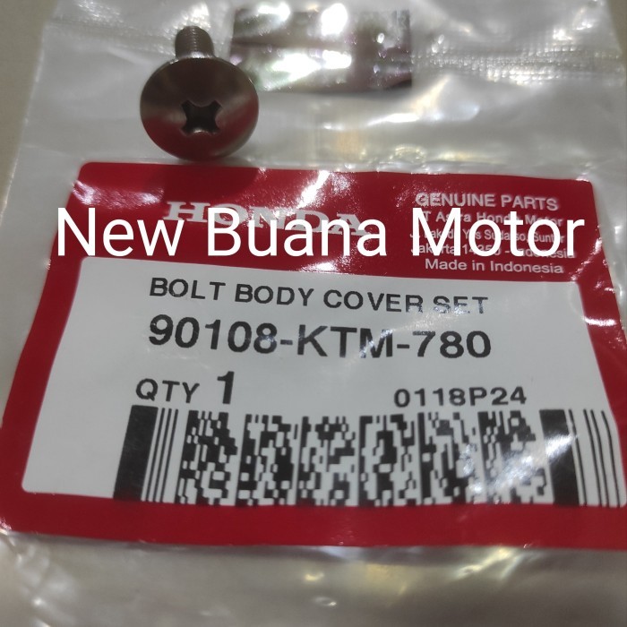 Baut Body Supra X 125 Lama Tiger Revo 90108-Ktm-780 Barang Langka