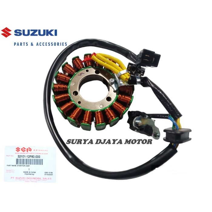 Spul Spull Spool Spul Stator Assy Pulser Suzuki Thunder 125 Original Barang Langka