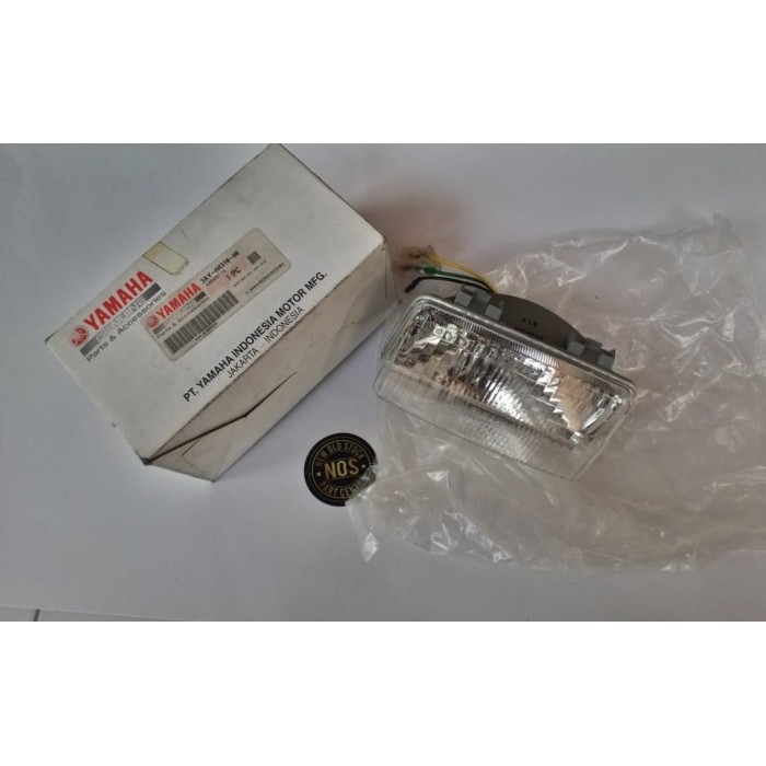 Lampu Depan Reflektor Yamaha Alfa Champ Set Bohlam Fiting Original Nos Barang Langka