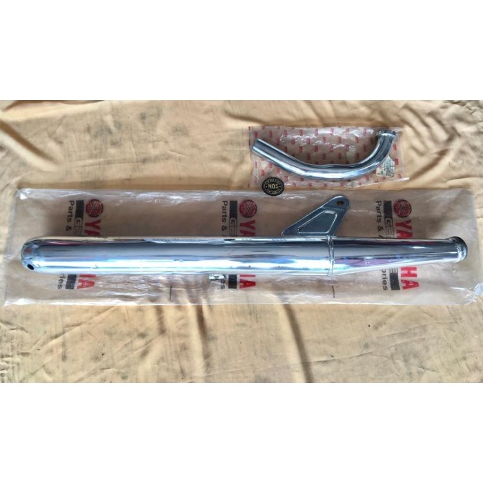 Knalpot Kenalpot Set Leher Yamaha Rxs Rx Spesial Congo Original Asli Barang Langka