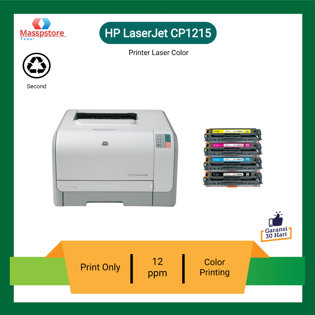 Printer Hp LaserJet CP1215 Color Printer Laser Color