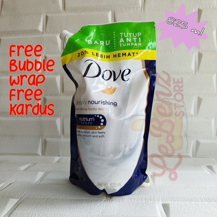 Dove Body Wash Deeply Nourishing Refill Sabun Mandi Cair 850 Ml