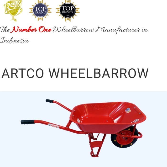 :0:0:0] ARTCO WHEELBARROW KERETA SORONG ARTCO GEROBAK SORONGAN PASIR ARTCO MERAH