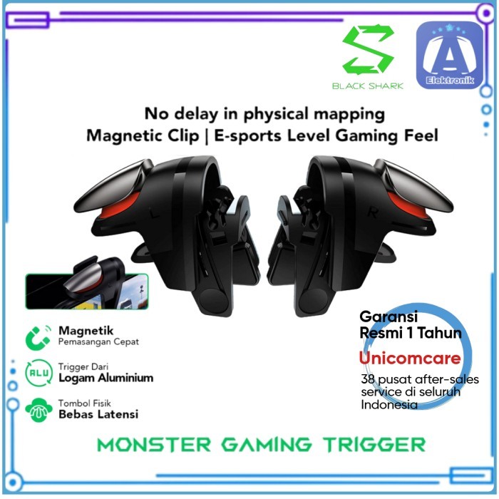 TERBARU Black Shark Monster Trigger Blackshark Triggers L1 R1 Fire Buton BISA GRAB