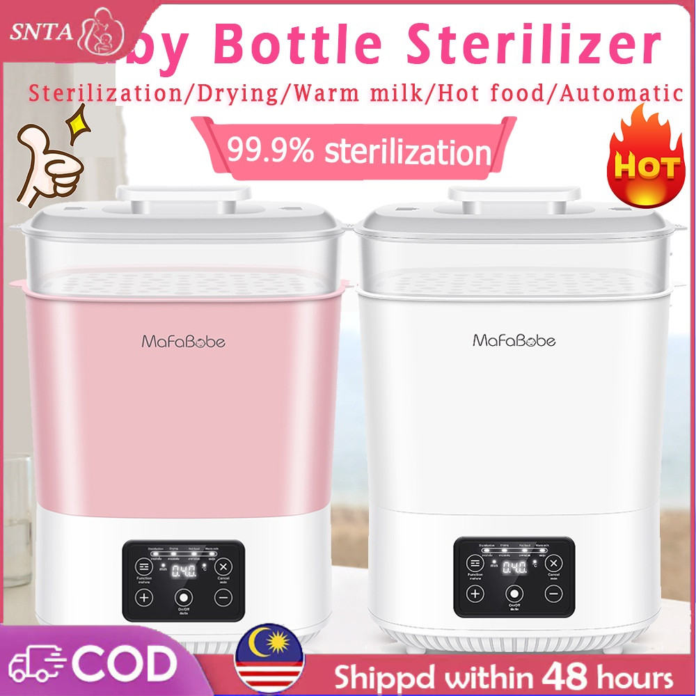 Mafababe Alat Sterilisasi dan Pengering Botol 5 in 1/Penghangat Susu Botol Alat Sterilisasi Uap Bayi