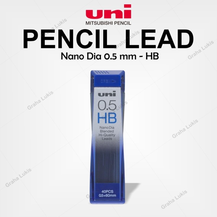 

Sale Uni Nano Dia Pencil Lead 0.5Mm Hb / Isi Pencil Mekanik Hb - 0.5Mm