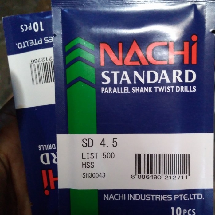 ] mata bor besi 12 mm nachi